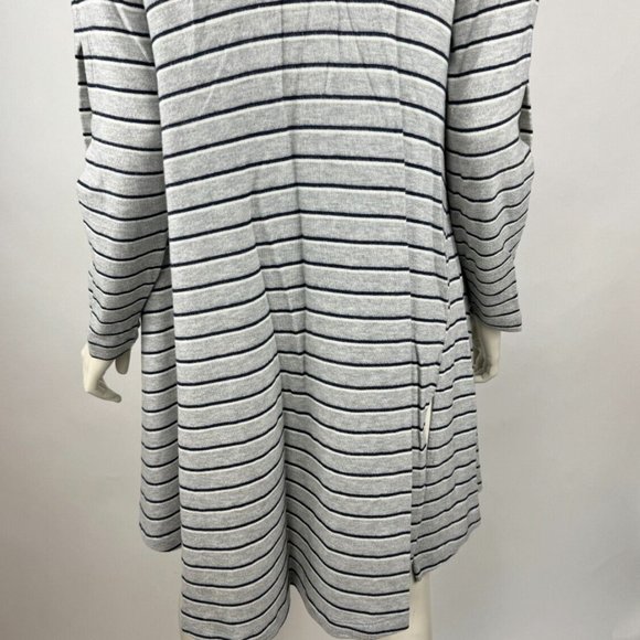 LNA Striped Open Front Cardigan Women XS EUC Slit Long Sleeve Stretch Sweater - Picture 9 of 16